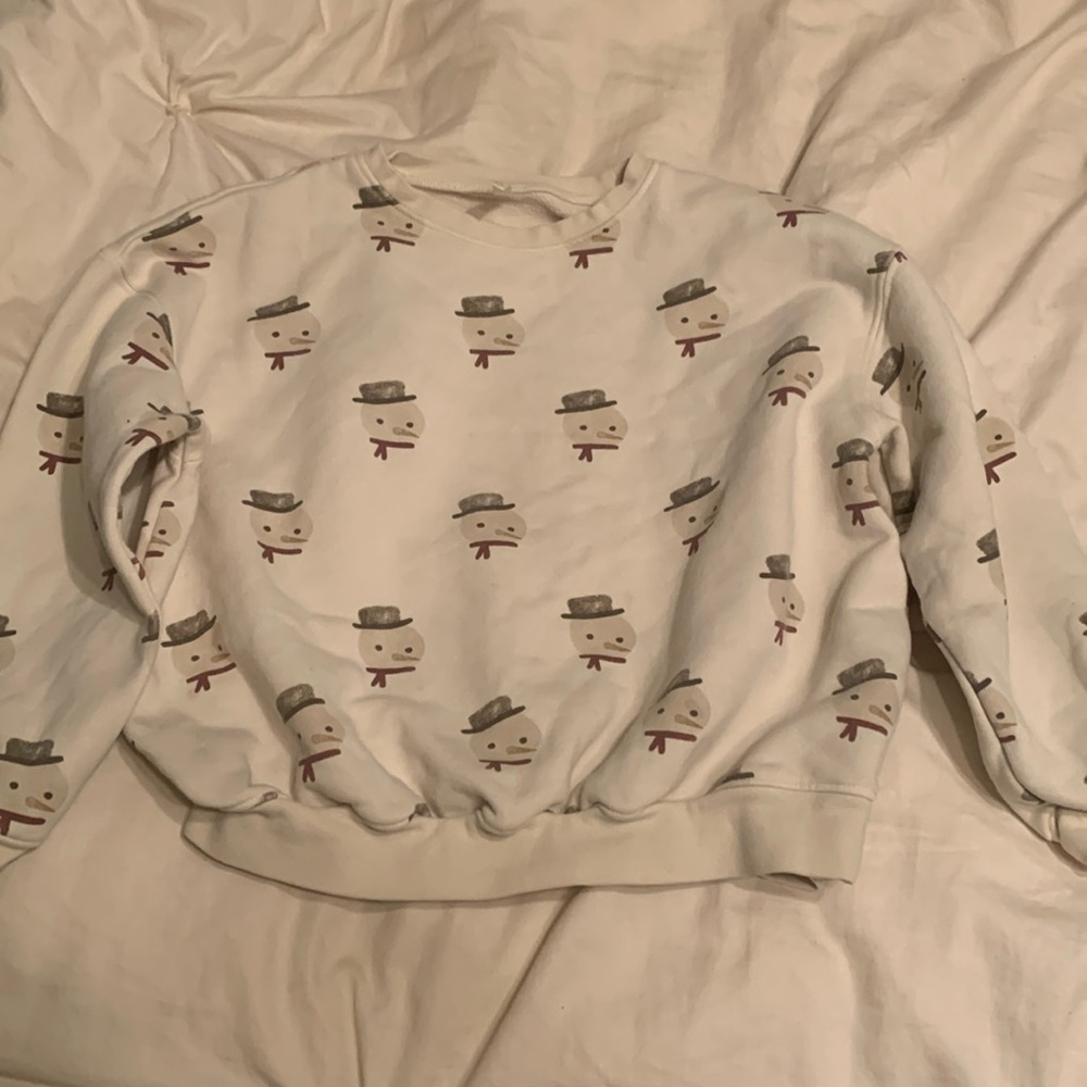 Rylee + Cru snowman sweater